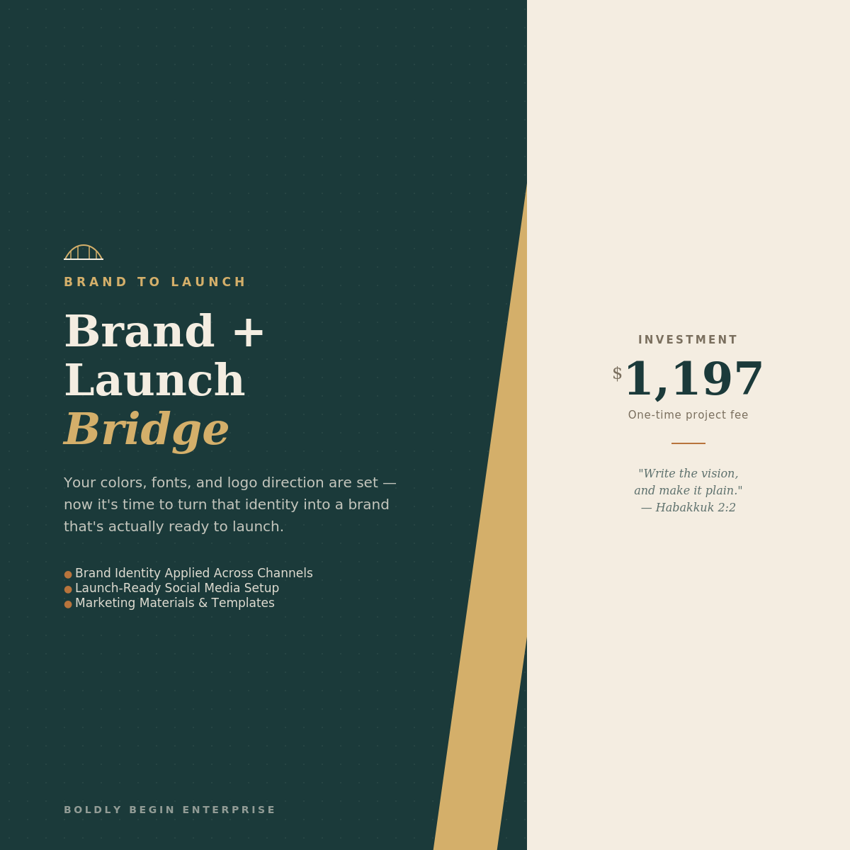 Brand + Launch Bridge