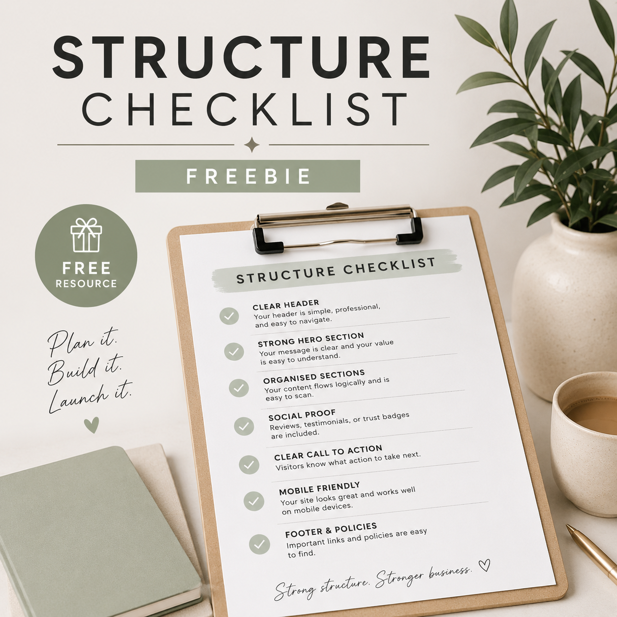 Startup Business Structure Checklist — Consulting Edition
